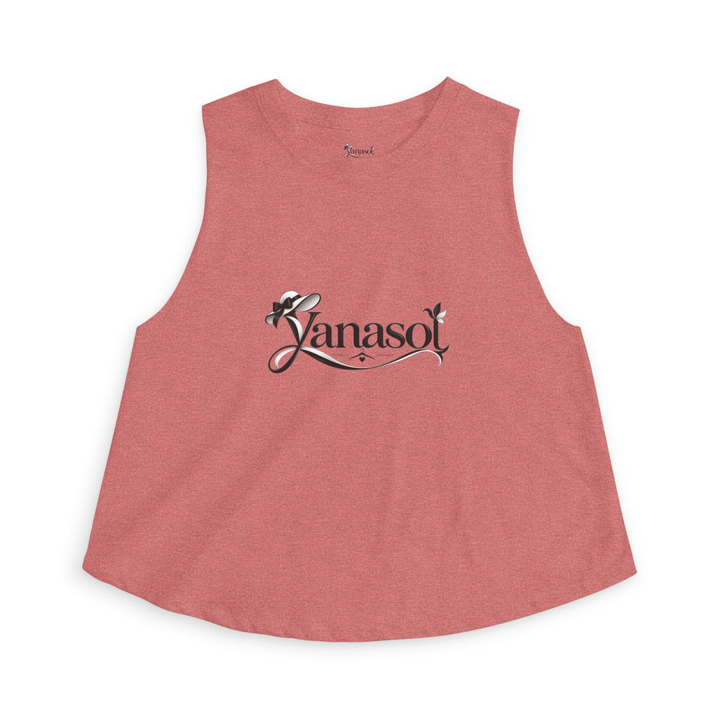 Vanasol Floral Script Women’s Crop Top