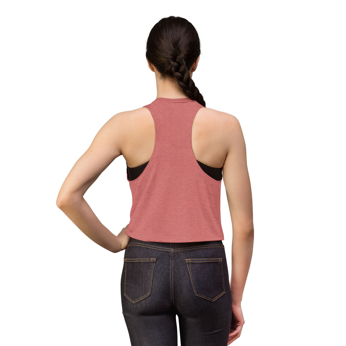 Vanasol Floral Script Women’s Crop Top